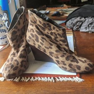 Impo wedge heeled booties size10